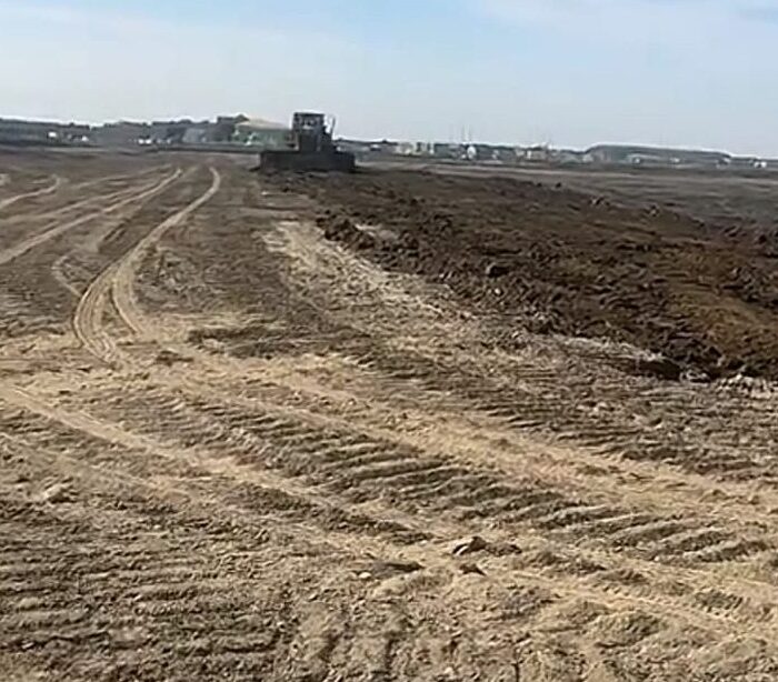 Dozer rough grading